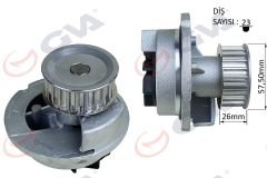 DEVİRDAİM ASTRA G-H-VECTRA B-C-MERIVA-ZAFIRA 1.8-1.8 16V-GVA 5290125E-1334135-6334036