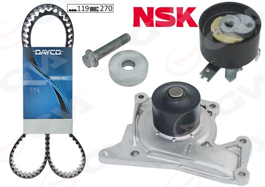DEVİRDAİMLİ EKSANTRİK GERGİ KİTİ MEGANE 4-KADJAR-SYMBOL-DOKKER 1.5 DCİ Euro6-GVA 59WPK1421-1-130288608R-130707668R-130C10474R