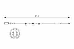 BALATA FISI ON MINI R56 R57 R59 R55 R58 R59-BOSCH 1987473524-34356792572