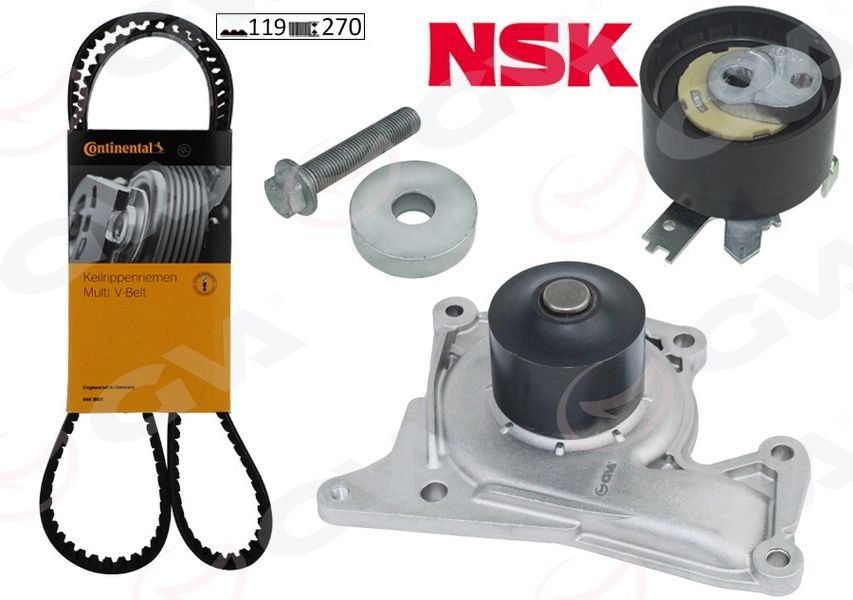 DEVİRDAİMLİ EKSANTRİK GERGİ KİTİ MEGANE 4-KADJAR-SYMBOL-DOKKER 1.5 DCİ Euro6-GVA 59WPK1421C-1-130288608R-130707668R-130C10474R