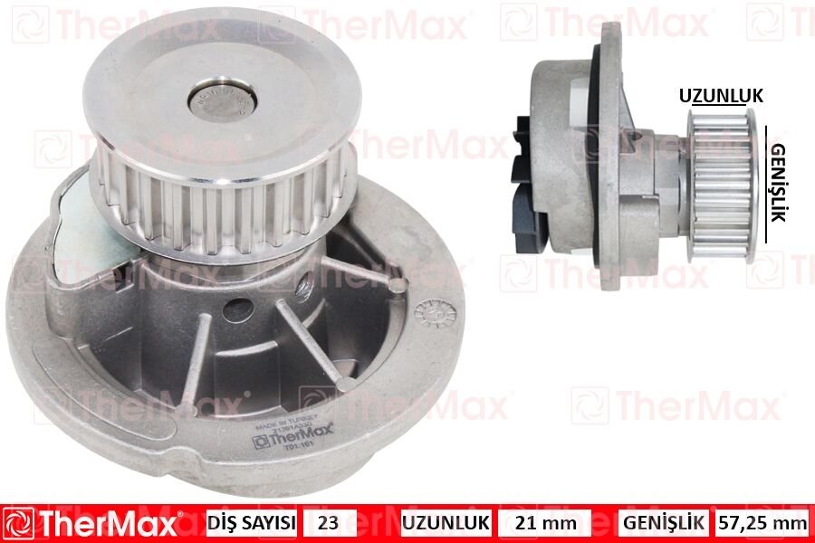 DEVİRDAİM ASTRA G-VECTRA B-C-CORSA C-ZAFIRA-COMBO 05 1.4 16V-1.6 16V X14-Z14-X16-Z16 PA541A T-THERMAX T01.161-1334077-6334035-9199592-93182038