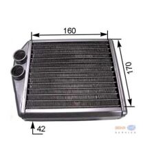 KALORİFER RADYATÖRÜ CORSA C-TIGRA TWINTOP 1.2-1.4-1.8-1.3CDTI-1.7CDTI 00 170x160 8FH351313531-MAHLE AH6000S-1618222-9196140