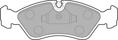 ÖN BALATA ASTRA F 91-98 CALIBRA-OMEGA-VECTRA A 1.8-2.0 88-95-DELPHI LP585-1605808-1605089-1605911-WVA21190