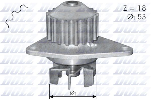 DEVIRDAIM SU POMPASI P106-P206-P207-P307-BIPPER-NEMO-PARTNER-BERLINGO-C2-C3-SAXO-XSARA 1.4 TU3JP-TU3A 1.4 8V MQP FIAT FIORINO 1.4 KFT.-KFV-DOLZ C114-1201.G0-9631169188-1609417080