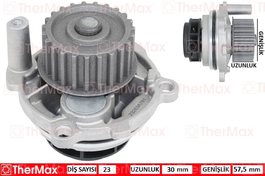 DEVİRDAİM GOLF4/5-BORA-JETTA-PASSAT-A3-OCTAVIA-LEON 1.6 1998-2010 BENZİNLİ AKL-BFQ-BSE-ALZ T-THERMAX T01.166-06B121011BX-06B121011E
