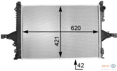 RADYATÖR VOLVO S60 01 10 S80 98-06 V70 00 07 XC70 00 07-MAHLE CR1547000S-8602539-31319062-36000488-31319056