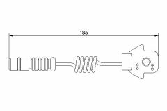 BALATA FISI MERCEDES ML-CLASS W163 98 05-BOSCH 1987474963-A1635401317