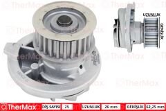 x DEVİRDAİM ASTRA F-G-VECTRA A-B-OMEGA B-KADETT E-CALIBRA A 1.8i 16V-1.7D-2.0i 16V T 1334041-THERMAX T01.168-1334053-9192370-1334050-90466343