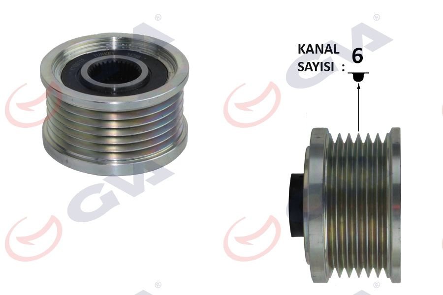 ALTERNATÖR KASNAĞI DOBLO-LINEA 10- /BRAVO 07- 1.6 MJT 6 KANAL-GVA 2829110-77363948-77364725
