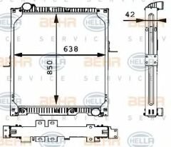 MOTOR SU RADYATORU BMW M57N/67 E39 E60 E65 PREMIUM LINE-MAHLE CR572000P-17112248478