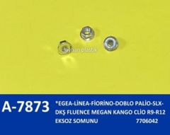 EKSOZ SOMUNU EGEA-LİNEA-FİORİNO-DOBLO PALİO-SLX-DKŞ FLUENCE MEGAN KANGO CLİO R9-R12-AYHAN A7873-7706042
