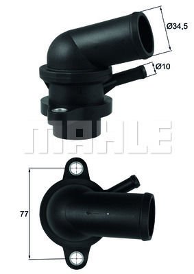 TERMOSTAT L14 CHEVROLET-DAEWOO AVEA-KALOS-LACETTI-NUBIRA 05 PLASTIK-MAHLE-96282726-96407677