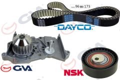 DEVİRDAİMLİ EKSANTRİK GERGİ KİTİ 096x173 DACIA LOGAN 04 SANDERO 08 DOKKER 13 1.4 K7J 1.6 K7M-GVA 59WPK1920-130C17480R-119A08413R