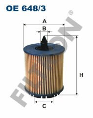 YAĞ FİLTRESİ ASTRA G-VECTRA B-VECTRA C-ZAFIRA-INSIGNIA 2.0-2.2 16V 02--FILTRON OE648.3-4804935-5650331-5650337-9194746