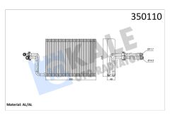 EVAPORATOR BMW E81 E82 E87 E90 F20 E84 F25-KALE-64119256346-64119290888
