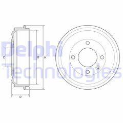 ARKA FREN KAMPANASI OPEL CORSA F 19 PEUGEOT 208 19-DELPHI BF638-9821572480