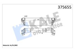 TURBO RADYATORU BMW N54 N55 F10 F11 F01 F07-KALE 375655-17517577115-17117577115