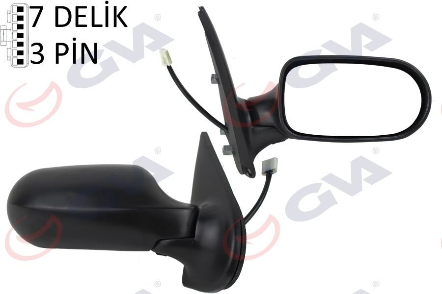 DIŞ DİKİZ AYNASI SAĞ PALIO WEEKEND 02 ALBEA 05 ELEKTRİKLİ ISITMALI ALÜMİNYUM AYAKLI KONVEKS-GVA 1021132-735421071-735302739