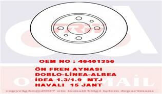 ÖN FREN AYNASI DOBLO-LINEA-FIORINO-BIPPER-NEMO-LINEA-500-BRAVO-MITO-IDEA 15JNT 257.5x22x4DLxHAVALI-TRW-71739640-52015293-1618879780