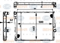 MOTOR SU RADYATORU MAN.SANZ.PREMIUM LINE BMW E46 Z4 M43 M47 M54 N40 N45 S54-MAHLE CR457000P-17119071519