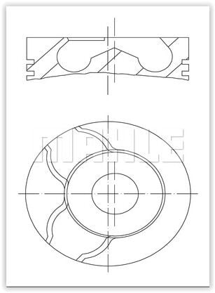 MOTOR PİSTON SEGMAN CLIO-KNG 1.5 DCI K9K 76.50 0.50 26PİM-MAHLE 0220102-120A10282R-7701475703-7701475898
