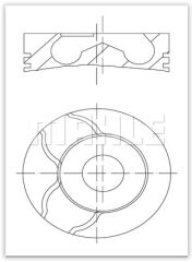 MOTOR PİSTON SEGMAN CLIO-KNG 1.5 DCI K9K 76.50 0.50 26PİM-MAHLE 0220102-120A10282R-7701475703-7701475898