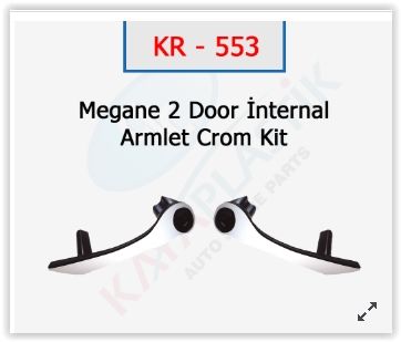 ÖN KAPI İÇ ÇEKME KOLU MGN II KROM 06-KAYA KR553-7701476922