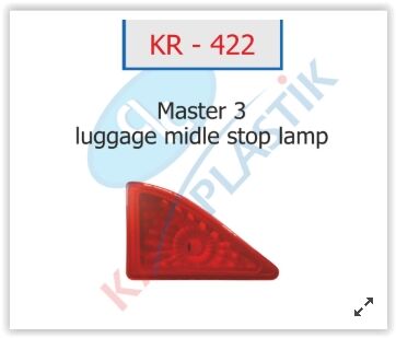 3. STOP LAMBASI RENAULT MASTER III 10 OPEL MOVANO B 10-KAYA KR422-265900021R-4419392-93197475