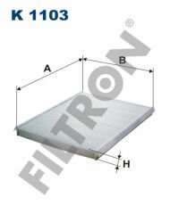 POLEN FİLTRESİ BRAVO II 07 STILO 801-06 DELTA III 08 1.4-1.6D- 1.9JTD-2.0D-FILTRON K1103-46723435-71754152-71736776