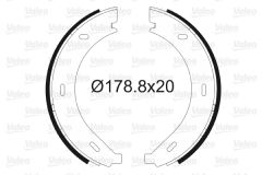 FREN BALATASI ARKA PARK FRENI MERCEDES VITO W638 96 03-VALEO 562745-A6384200020