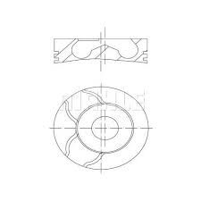 MOTOR PİSTON SEGMAN 0.50 MGN-LGN-TRAFIC-SCENIC-KNG 1.9 TDI F9Q 80.51-MAHLE 0215802-7701472833L-7701472834M-7701472835N