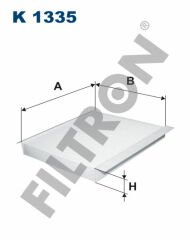 POLEN FİLTRESİ FIAT 500L 0.9-1.4-1.3 D -1.6 D 12-FILTRON K1335-77366480