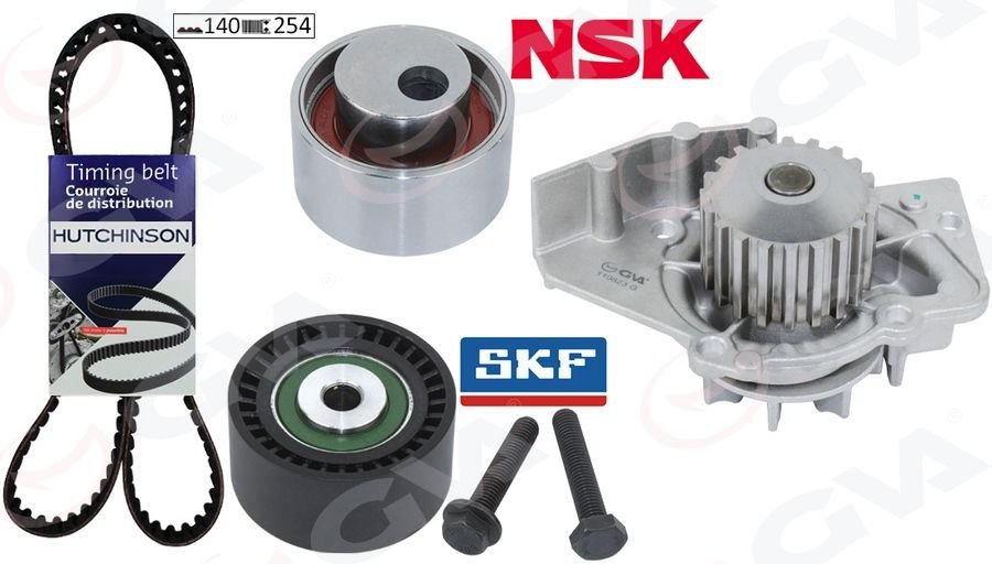 DEVİRDAİMLİ EKSANTRİK GERGİ KİTİ 140x254 P206-306-PARTNER-BERLINGO-JUMPY-SCUDO-COROLLA 1.9D 98 DW8-GVA 59WPK4321H-0831.58-0831.59-0831.N2-0831.R7
