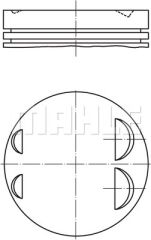 PISTON SEGMAN STD BMW M52 B28 E36 E39 E38 Z3-MAHLE-11251432086-11251437036