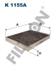 POLEN FİLTRESİ TRANSPORTER T5 09 MULTIVAN V 04 TOUAREG 04-10 Q7 10 AMAROK 10 PORSCHE CAYEN-FILTRON K1155A-7H0819631-7H0819631A