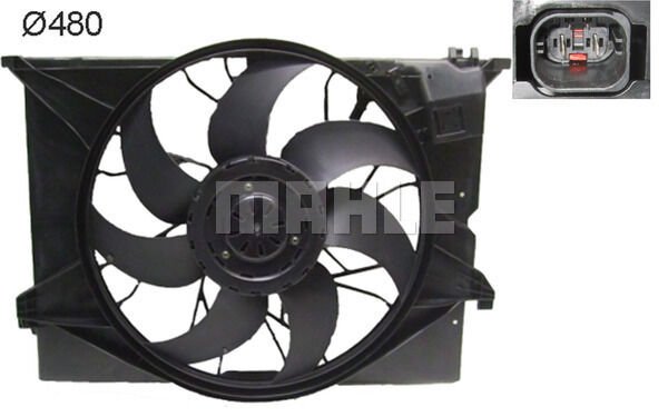 RADYATOR FANI KOMPLE MERCEDES S-CLASS W221 C216-MAHLE CFF486000S-A2215001193