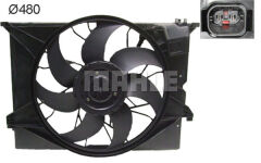 RADYATOR FANI KOMPLE MERCEDES S-CLASS W221 C216-MAHLE CFF486000S-A2215001193