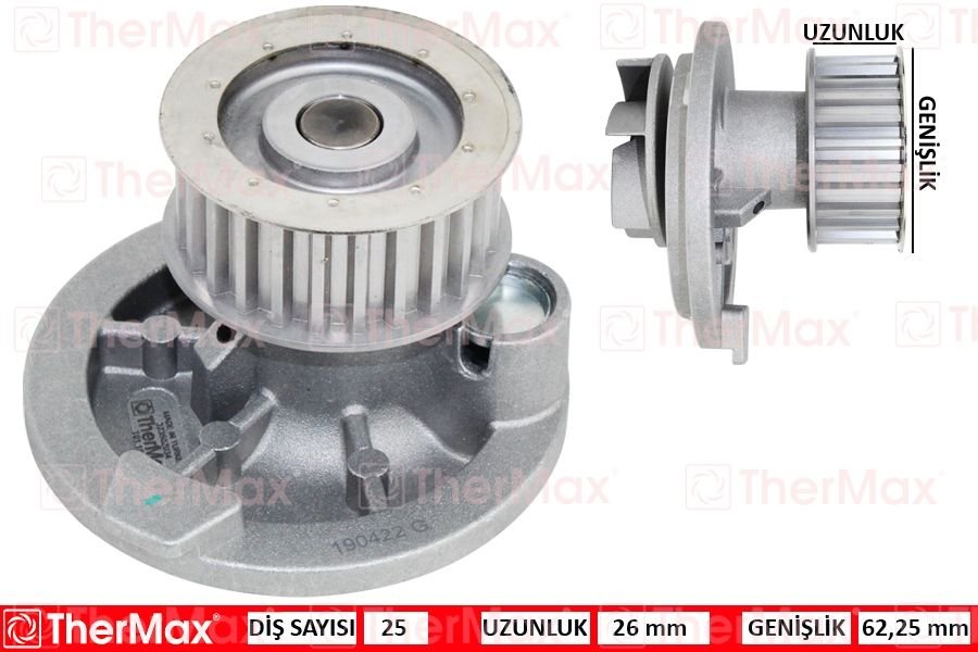 x DEVİRDAİM VECTRA B-A-ASTRA G-ASTRA H-OMEGA B-ZAFIRA-CAPTIVA-LACETTI 2.0 X20XEV PA572A T-THERMAX T01.198-1334139-95507627-24409355-1334170