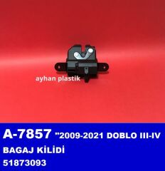 BAGAJ KİLİDİ DOBLO III-IV 2009-2021-AYHAN A7857-51873093