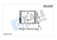 KLIMA RADYATORU MERCEDES C-CLASS W202 S202-KALE 381000-A2028300870