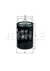 YAĞ FİLTRESİ CADDY-GOLF-JETTA-PASSAT-POLO-BORA-T5-LT28-35-LT40-55-IBIZA-LEON-TOLEDO-OCTAVIA SİBOPLU-MAHLE OC47OF-06A115561B-035115561A-035115561G