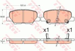 ARKA BALATA P4008 1.6-1.8HDİ 12 MITSUBISHI ASX 10 OUTLANDER ILL 2.0-2.0 4WD-2.2-TRW GDB3583-1609899680-GHY92648ZA-4605A802