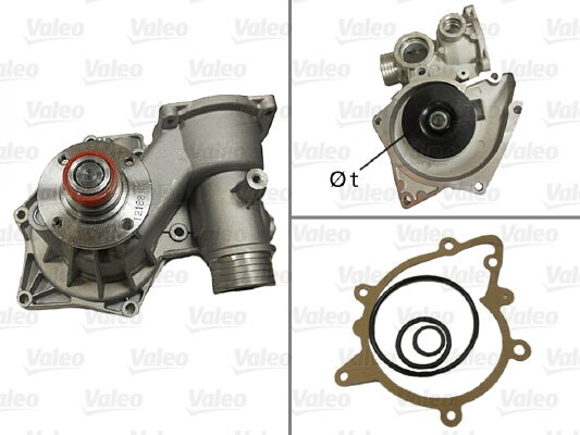 DEVIRDAIM POMPASI BMW M62 E31 E39 E38-VALEO 506521-11510393340-11511742647-11510393340