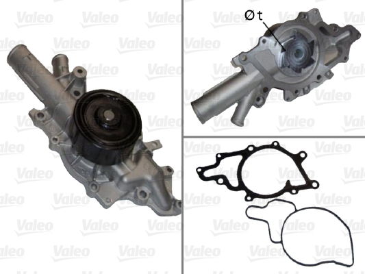 DEVIRDAIM POMPASI MERCEDES OM611 OM612 W202 W203 W210 W163-VALEO 506676-A6112001201