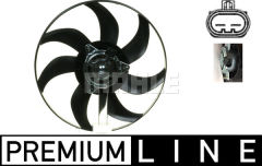FAN MOTORU VECTRA C 02-09 1.6 16V-1.8-1.8 16V-2.2 16V-SIGNUM 03 1.8-2.2 SAAB 9-3 03 1.8-2.0-MAHLE-1341362-24410988