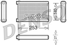KALORIFER RADYATORU BMW E87 E90 F26 F25 E84 E92 E91 E81-DENSO DRR05005-64119123506