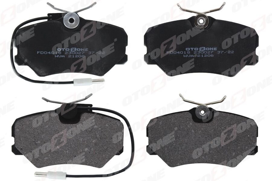 ÖN BALATA P306 2.0 S16 1993-97 -P405 1.6I 1.8I 2.0I 1.9 SRI-2.0 MI16 CITROEN ZX 2.0 FİŞLİ GDB793-OTOZONE FDO4018-4251.35-4250.55-4250.95-WVA21208