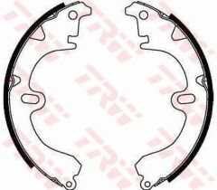 ARKA PABUÇ BALATA COROLLA 83-92 GS8224-TRW GS8224-0449501011-94840683