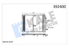 KLIMA RADYATORU MERCEDES S-CLASS W140 91 98-KALE 392400-A1408300870