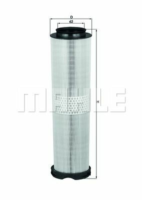 HAVA FILTRESI MERCEDES E-CLASS OM646 W211 S211-MAHLE LX816.5-A6460940104